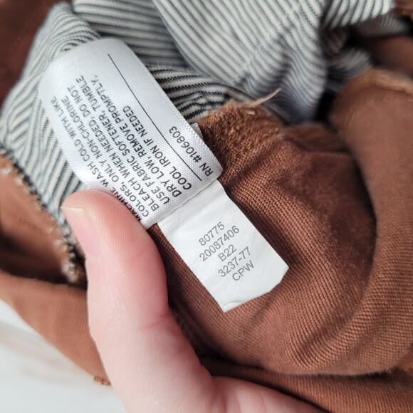 Duluth utility cargo pants straight leg double knee rust red 18 - Picture 8 of 9